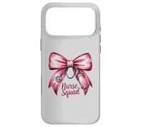 Funny NURSE SQUAD Bow Love Valentine Coquette RN NP ICU Life Case for iPhone 17 Pro Max