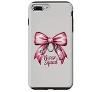 Funny NURSE SQUAD Bow Love Valentine Coquette RN NP ICU Life Case for iPhone 7 Plus/8 Plus