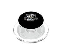Funny Nurse Towel Cart Ready Before Next Patient PopSockets PopGrip for MagSafe