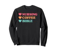Funny Nursing Coffee Bible for Nurses Sweatshirt