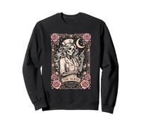 Funny Nursing Nurse RN LPN NP Nurse Skeleton Tarot Card Sweatshirt