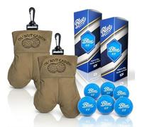 Funny Nut Caddy Blue 69 Golf Ball Holder for Men - Hilarious Gag Gift for Golfers Dad Husband Premium Quality Storage Tees Glove My Fun Sack Holder Accesory (2Pk OlNutCaddy, Blue 69)