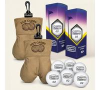 Funny Nut Caddy Blue 69 Golf Ball Holder for Men - Hilarious Gag Gift for Golfers Dad Husband Premium Quality Storage Tees Glove My Fun Sack Holder Accesory (2Pk NutCaddy, Legalize Mulligans)