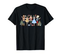 Funny Nutcracker Ballet Sugar Plum Fairy Girl Merry Xmas T-Shirt