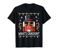 Funny Nutcracker Christmas What’s Crackin Bubble Gum Xmas T-Shirt
