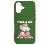 Funny Nutcracker TEAM RAT KING We Run This Town Christmas Case for iPhone 17