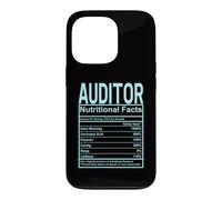 Funny Nutrition Facts Auditor Case for iPhone 13 Pro