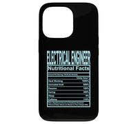 Funny Nutrition Facts Electrical Engineer Case for iPhone 13 Pro