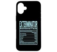 Funny Nutrition Facts Exterminator Case for iPhone 16 Plus
