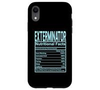 Funny Nutrition Facts Exterminator Case for iPhone XR