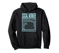 Funny Nutrition Facts Social Worker Pullover Hoodie