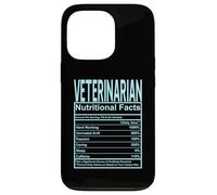 Funny Nutrition Facts Veterinarian Case for iPhone 13 Pro