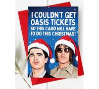 Funny Oasis Tickets Christmas Card
