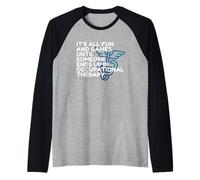 Funny Occupational Therapy, Fun and Games, OT, OTD Design Raglan Baseball Tee