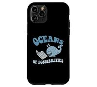 Funny OCEANS OF POSSIBILITIES Seaside Reading Teacher Beach Case for iPhone 11 Pro