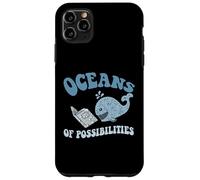 Funny OCEANS OF POSSIBILITIES Seaside Reading Teacher Beach Case for iPhone 11 Pro Max