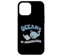Funny OCEANS OF POSSIBILITIES Seaside Reading Teacher Beach Case for iPhone 12 Pro Max