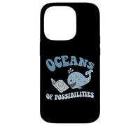 Funny OCEANS OF POSSIBILITIES Seaside Reading Teacher Beach Case for iPhone 14 Pro