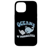 Funny OCEANS OF POSSIBILITIES Seaside Reading Teacher Beach Case for iPhone 15