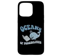 Funny OCEANS OF POSSIBILITIES Seaside Reading Teacher Beach Case for iPhone 15 Pro Max