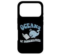 Funny OCEANS OF POSSIBILITIES Seaside Reading Teacher Beach Case for iPhone 17 Pro
