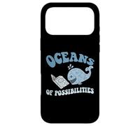 Funny OCEANS OF POSSIBILITIES Seaside Reading Teacher Beach Case for iPhone 17 Pro Max