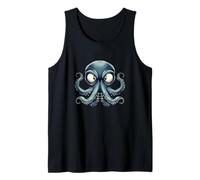 Funny Octopus Face Outfit for Adults and Kids Tank Top
