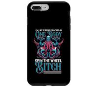 Funny Octopus I'm Like 12 People Packed In One Body Spin Case for iPhone 7 Plus/8 Plus