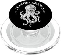 Funny Octopus Let's Get Kraken Deep Sea Monster PopSockets PopGrip for MagSafe