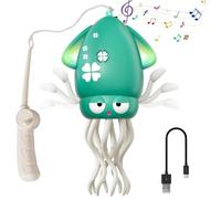 Funny Octopus Toy with Dynamic Sound and Light, Walking Dancing Moving Octopus, Electric Crawling Automatic Obstacle Avoidance Sensor Toys, Dancing Octopus Toys Gift for Girls Boys (Green)
