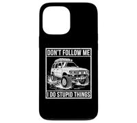 Funny Off-Road SUV Mudding Outdoor Adventure Don't Follow Me Case for iPhone 13 Pro Max