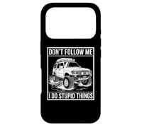 Funny Off-Road SUV Mudding Outdoor Adventure Don't Follow Me Case for iPhone 17 Pro