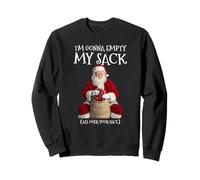 Funny Offensive Christmas Adult Gag Tee Men Women - Unisex Adult - Black S - Sarcastic Inappropriate Santa Rude Christmas Sweatshirt