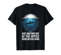 Funny Office 4000 Meters Down Deep Sea Submarine Explorer T-Shirt