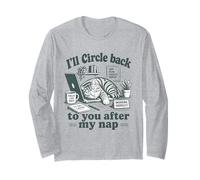 Funny Office Cat - Email Optimization Corporate Pun Tee Long Sleeve T-Shirt