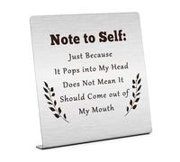 Funny Office Desk Decor Gifts for Coworker Humorous Gifts for Women Men Self Remind Gifts for Besties Sarcastic Novelty Gag Gift for Best Friend Office Desk Accessories Gifts Little Reminders Decor