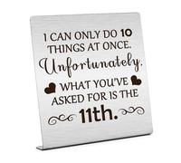 Funny Office Gifts for Women Men Humorous Desk Decor for Work Coworkers Gifts for Colleague Friendship Gifts for Besties Plaque Sign Desk Decor for Coworkers Christmas Birthday Gift
