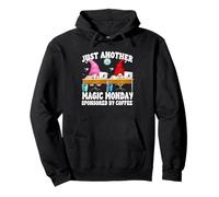 Funny Office Humor Monday Gnome Graphic Sponsored By Coffee Pullover Hoodie