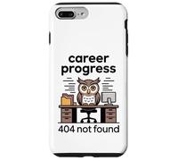 Funny Office Owl Career Progress Not Found Case for iPhone 7 Plus/8 Plus