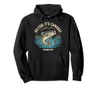 Funny Oh Cod It’s Canada Men’s Fishing Trip With Friends Pullover Hoodie