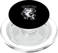Funny Oh My Cod Fish Lover Pun PopSockets PopGrip for MagSafe