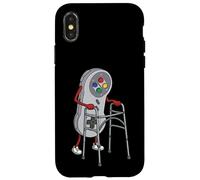 Funny Old Gamer Gaming Retro 80s 90s Video Game For Men Boys Case for iPhone X/XS