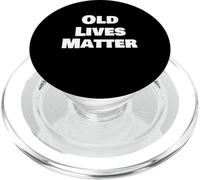 Funny Old Lives Matter Senior Citizen Apparel PopSockets PopGrip for MagSafe