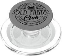 Funny Old People Farts Club Official Member Senior Citizen PopSockets PopGrip for MagSafe