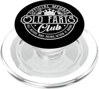 Funny Old People Farts Club Official Member Senior Citizen PopSockets PopGrip for MagSafe