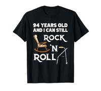 Funny Old People Still Rock and Roll Gag 94 Years Old Birthd T-Shirt