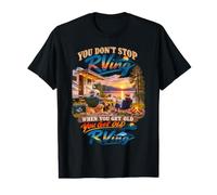 Funny Old RVer Humor RV Camping Retirement Motorhome Life Value Graphic T-Shirt