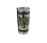 Funny Oldest Sibling Kid Tee I Set The Standards Stainless Steel Insulated Tumbler