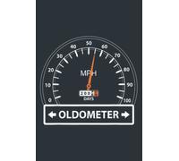 Funny Oldometer 55 Bday Motorcycle loving Father: Notebook A5 size (6 inch wide x 9 inch high)