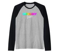 Funny Oncology Team Saying Celebrating Medical Pride Raglan Baseball Tee